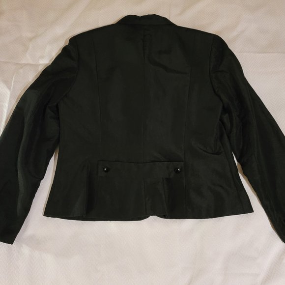 Simon Chang Vintage 90s Tuxedo-Style Jacket, Convertible, Black - Picture 8 of 9